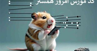 کد مورس همستر ۴ مرداد ۱۴۰۴